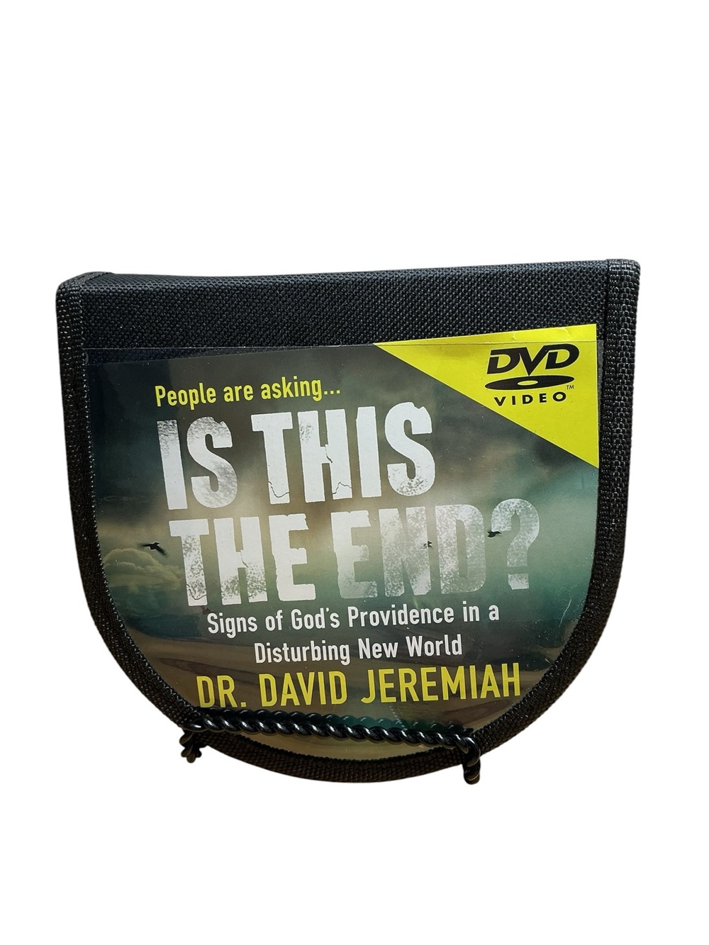 Black CD/DVD Carrying Case with Clear Sleeves